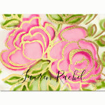 Bat Mitzvah Abstrakte Rose Rosa Dankeskarte<br><div class="desc">Bar Mitzvah und Bat Mitzvah laden Sets von Umua entworfen ein. Gedruckt und ausgeliefert von Zazzle oder seinen Partnern.</div>