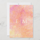 Bat Mitzvah Bar Mitzvah einfach subtile Einladung (Rückseite)