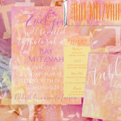 Bat Mitzvah Bar Mitzvah einfach subtile Einladung