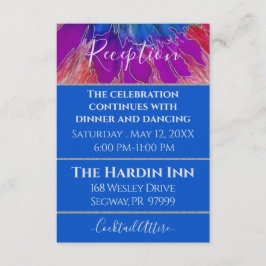 Bat Mitzvah Bar Mitzvah Elegante Gefärbte Krawatte Begleitkarte