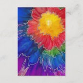 Bat Mitzvah Bar Mitzvah Elegante Gefärbte Krawatte Begleitkarte (Rückseite)