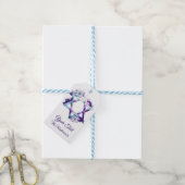 Bat Mitzvah Beautiful Floral Star von David danke Geschenkanhänger (Mit Garn)