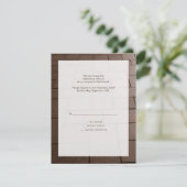 Bat Mitzvah Bimah Movie UAWG Replik Card RSVP Karte (Stehend Vorderseite)