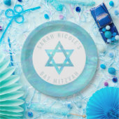 Bat Mitzvah Blue Opal Celebration Star von David Pappteller (Party)