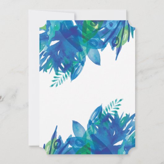 Bat Mitzvah Breeze Einladung (Rückseite)