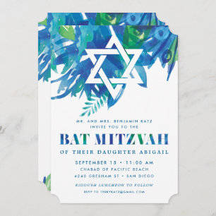 Bat Mitzvah Breeze Einladung