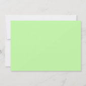 Bat Mitzvah Bright Green Neights Save the Date Einladung (Rückseite)