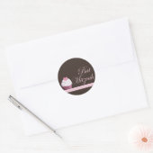 Bat Mitzvah Cupcake Sticker (Umschlag)
