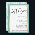 BAT MITZVAH einfaches minimales, modernes Minze Go Einladung<br><div class="desc">per kat massard >>> kat@simplysweetPAPERIE.com <<< Liebe das Design, aber möchte einige Änderungen sehen - ein anderes Farbschema, Produkt, ein Foto hinzufügen oder angepasst für einen anderen Anlass - keine Sorgen einfach kontaktieren Sie mich per E-Mail - ich bin gerne behilflich! - - - - - - - - -...</div>