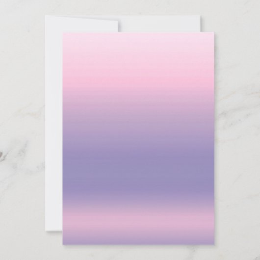 Bat Mitzvah Einladung (Rückseite)