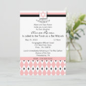 Bat Mitzvah Einladung (Stehend Vorderseite)