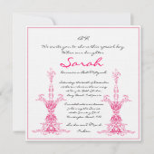 Bat Mitzvah Einladung (Vorderseite)