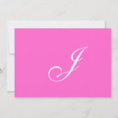 Bat Mitzvah Einladung Festivals Torah Scroll Rosa (Rückseite)