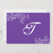 Bat Mitzvah Einladung Talia 216 Farbwahl (Rückseite)