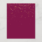 BAT MITZVAH Einladungen Jüdische Foto-Karten Elega (Rückseite)