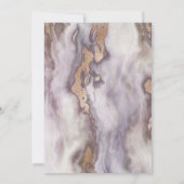 Bat Mitzvah Einladungen| Rose Gold Einladung (Rückseite)