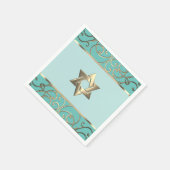 Bat Mitzvah Elegante Wählen Sie eine der besten Co Serviette (Ecke)