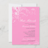 BAT MITZVAH ERSUCHT: Bella 1P Einladung (Vorderseite)