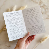 Bat Mitzvah gefaltetes Papierprogramm, Rosa und Go Flyer