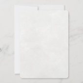 Bat Mitzvah Glitzer Kleid Diamant Einladung (Rückseite)