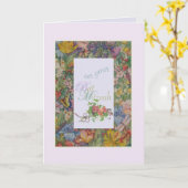 BAT MITZVAH - GRENZGRENZEN KARTE (Gelbe Blume)