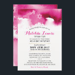 BAT MITZVAH HEBREW hellrosa Aquarell Einladen Einladung<br><div class="desc">von kat massard >>> kat@simplysweetPAPERIE.com << - - - - - - - - - - - - - - - - - - - - - - - - - - - - - - - - - - - - - - - - - - - - -...</div>