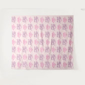 Bat Mitzvah Hintergrund Schritt und Wiederholung B Wandteppich (Vorderseite (Horizontal))