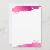 BAT MITZVAH INVITE Modernes vergoldetes goldfarben Einladung (Rückseite)