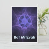 Bat Mitzvah Karte (Stehend Vorderseite)