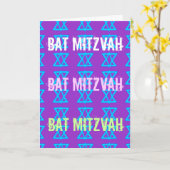 BAT MITZVAH Karte (Gelbe Blume)