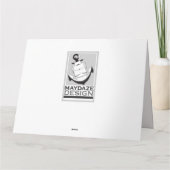 Bat Mitzvah Karte (Rückseite)