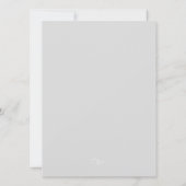 Bat Mitzvah Lila Aquamariner Star von David auf je Einladung (Rückseite)