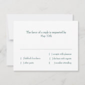 Bat Mitzvah Lila Aquamariner Star von David auf je Einladung (Rückseite)