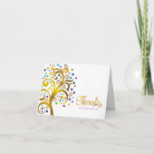 Bat Mitzvah Lila Goldreich Dankeskarte (Vorderseite)