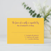 Bat Mitzvah Lila grüne blaue Sterne auf allen Farb RSVP Karte (Stehend Vorderseite)