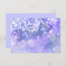 Bat Mitzvah Lila und Blue Sparkights RSVP Karte