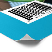 Bat Mitzvah Magazine Poster Aquamarin (Ecke)