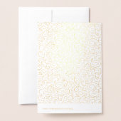 Bat Mitzvah Mazel Tov Glückwunsch Folienkarte (Rückseite mit Umschlag)