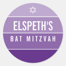 BAT MITZVAH Modernes, fett gewachsenes ombre block