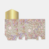 Bat Mitzvah Multi "Embossed Damask" Geschenkschachtel (Ungefaltet)