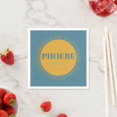 Bat Mitzvah Napkin-Phoebe Serviette (Beispiel)