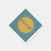 Bat Mitzvah Napkin-Phoebe Serviette (Ecke)