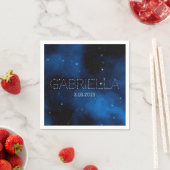 Bat Mitzvah Napkins Serviette (Beispiel)