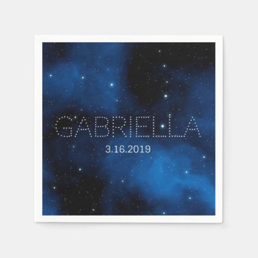 Bat Mitzvah Napkins Serviette (Vorderseite)