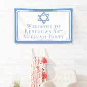Bat Mitzvah Party Light Blue Star von David Banner (Insitu)
