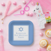 Bat Mitzvah Party Light Blue Star von David Pappteller (Party)