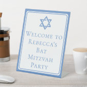 Bat Mitzvah Party Light Blue Star von David Sockelschild (In SItu)