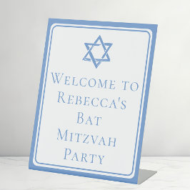 Bat Mitzvah Party Light Blue Star von David Sockelschild