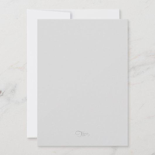 Bat Mitzvah Pink Ombre Ribbon und Star Einladung (Rückseite)