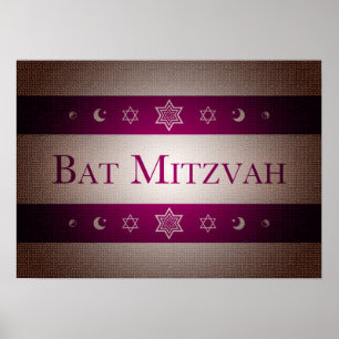 Bat Mitzvah Poster